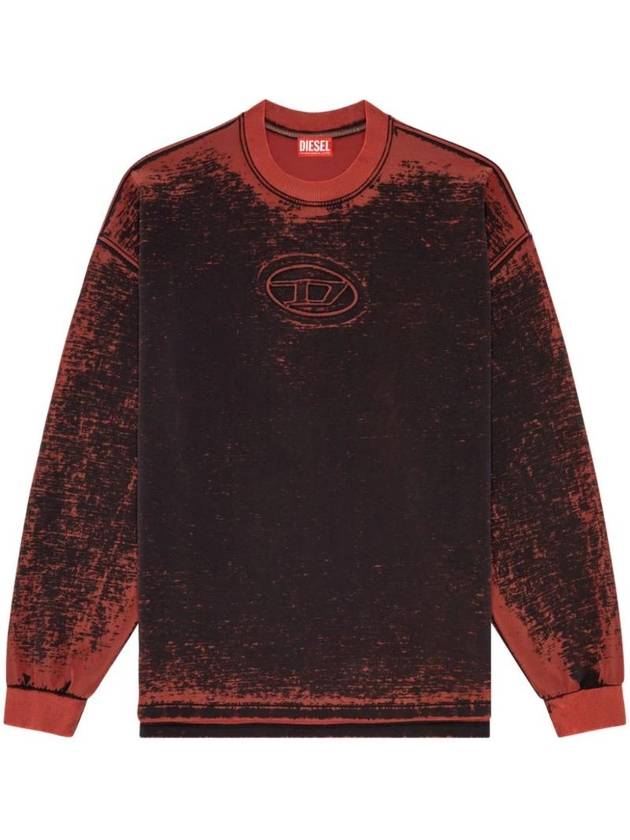 Logo Print Sweater A149710NMAZ - DIESEL - BALAAN 1