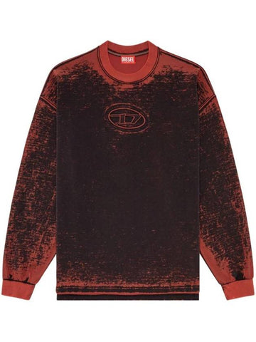 Logo Print Sweater A149710NMAZ - DIESEL - BALAAN 1