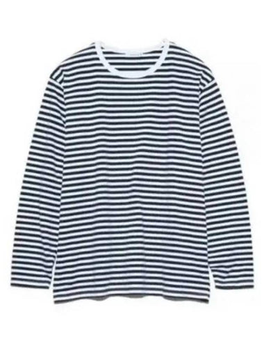 Long Sleeve T Shirt SUHS423 NW Free Navy x White - NANAMICA - BALAAN 1