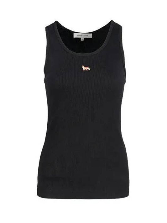 Cotton Baby Tank Top Black - MAISON KITSUNE - BALAAN 2