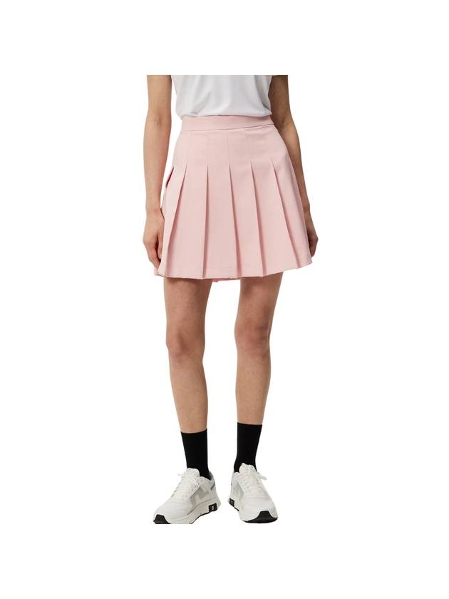 Adina Pleated Skirt Powder Pink - J.LINDEBERG - BALAAN 1