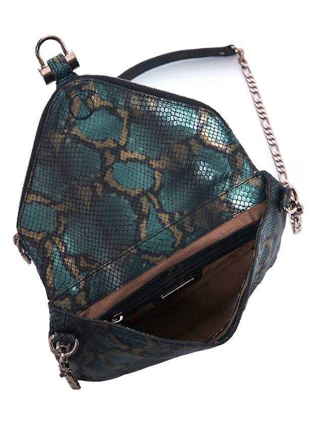 Suri Flap Cross Bag Phthalo Green - DONIRAY - BALAAN 4