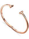 Tiffany T T1 narrow hinged bangle rose gold 67794346 68489210 - TIFFANY & CO. - BALAAN 3