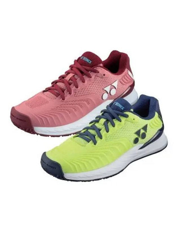 YONEX SHT E4LACEX ECLIPSION4 LADIES2022 Women s Eclipsion 4 Tennis Shoes All Court Lime Pink - YOUNESS - BALAAN 1