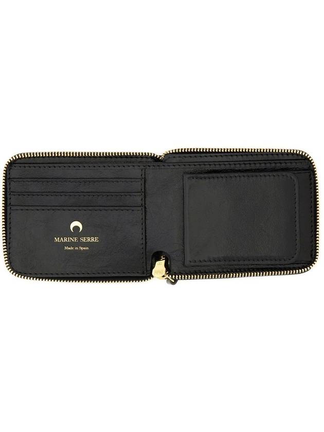 Marine Serre Leather Wallet - MARINE SERRE - BALAAN 3