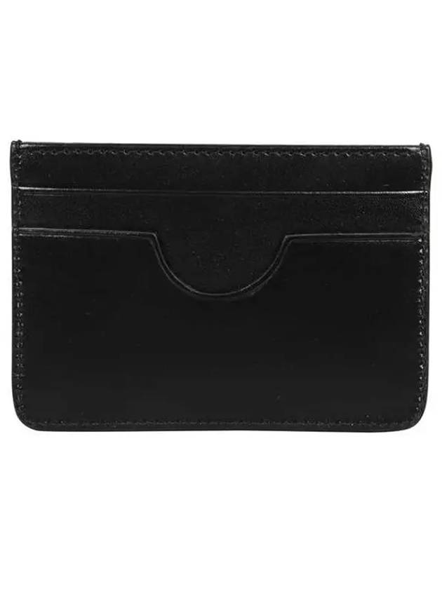 Leather Card Wallet Black - AMI - BALAAN 3