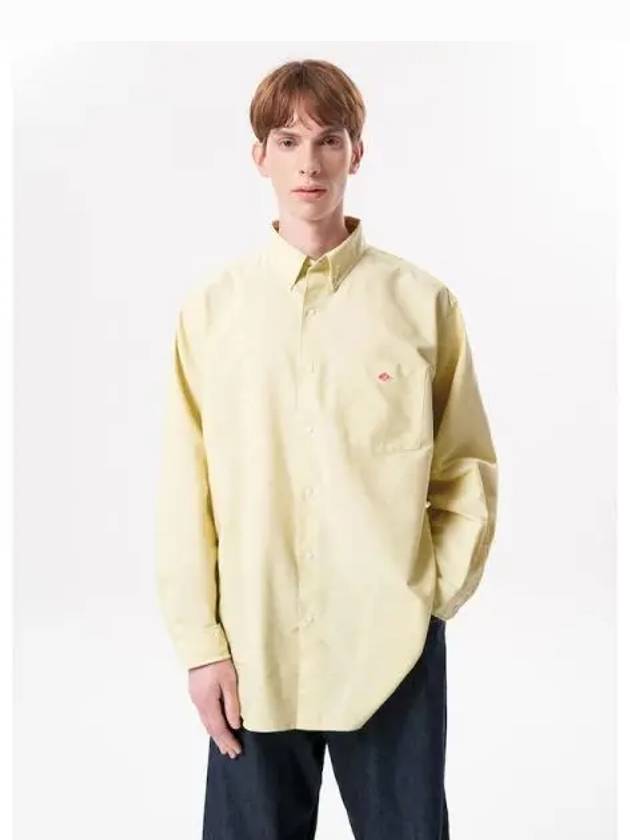 Men s Dot Button BD Shirt Blouse Southern N Yellow Domestic Product GM0023031074140 - DANTON - BALAAN 1