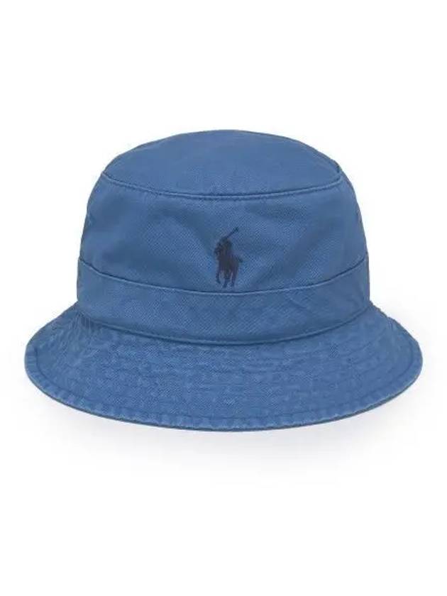 30 reward points cotton chino bucket hat blue - POLO RALPH LAUREN - BALAAN 1