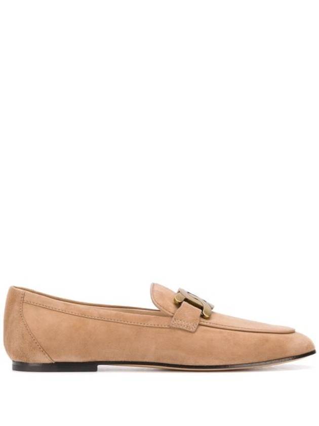 Women's Kate Suede Loafers Beige - TOD'S - BALAAN 2