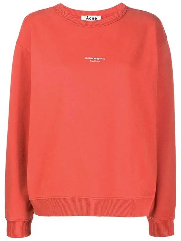 Reverse Logo Sweatshirt Red - ACNE STUDIOS - BALAAN 3