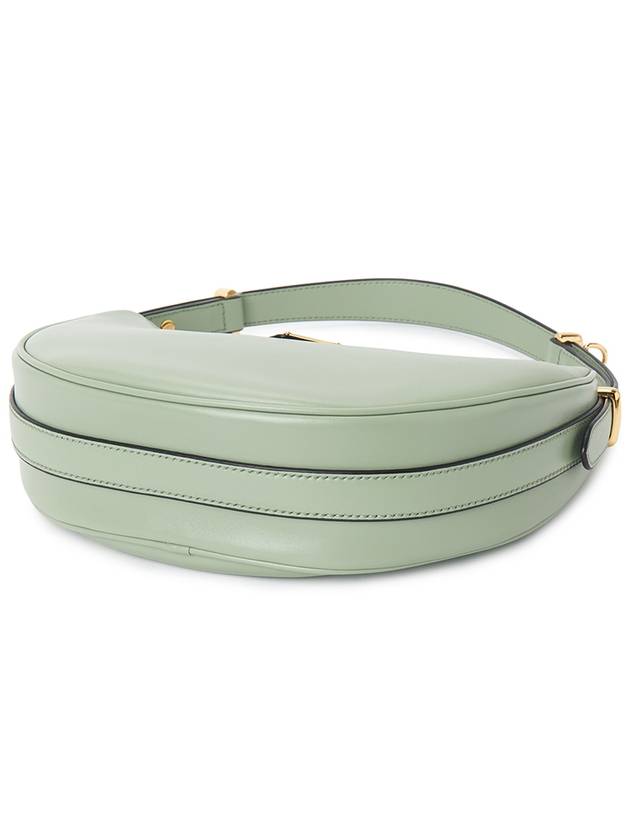 Arque Leather Shoulder Bag Aquamarine - PRADA - BALAAN 6