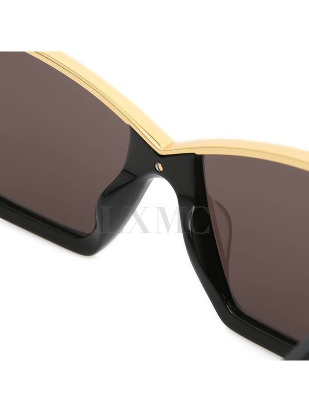 Cat eye black gold sunglasses SL570 - SAINT LAURENT - BALAAN 7