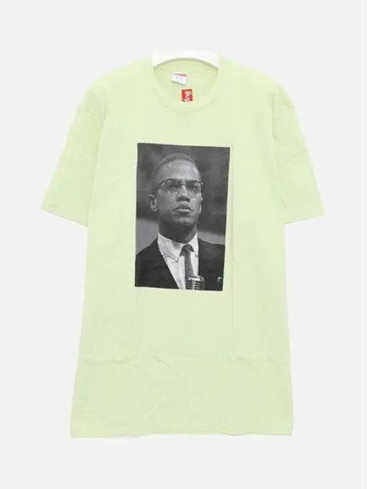 Malcolm X Printing Short Sleeve Men s T Shirt SS22T68 MINT 1043426 - SUPREME - BALAAN 1