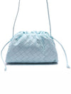 Intrecciato Mini Pouch Bag Blue - BOTTEGA VENETA - BALAAN 3