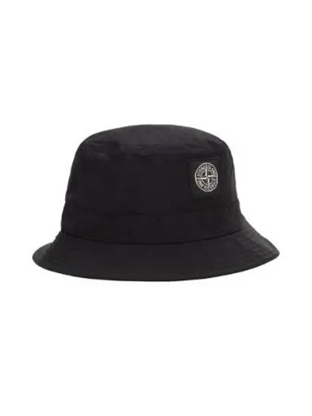 Logo Nylon Bucket Hat Black - STONE ISLAND - BALAAN 2