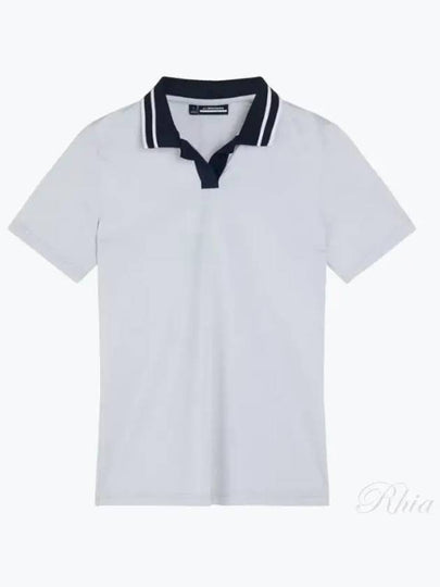 Women's Sammy Short Sleeve Polo Shirt Cloud White - J.LINDEBERG - BALAAN 2