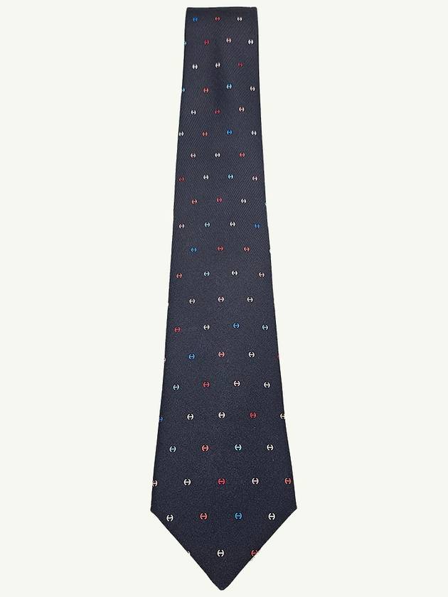 H Tonow tie navy - HERMES - BALAAN 2