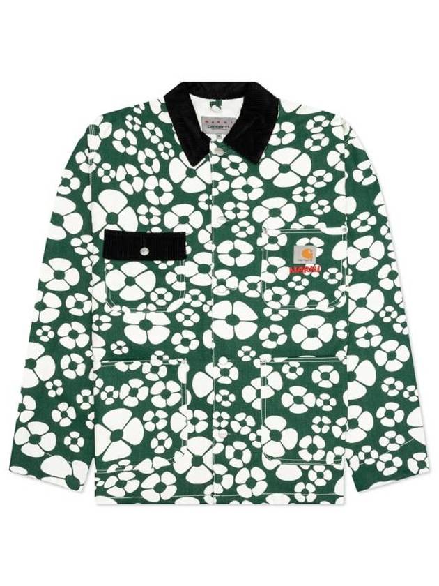 xCARHARTT Carhartt WIP Floral Print Jacket Forest Green JKMA031289UTX001MFV55 - MARNI - BALAAN 2