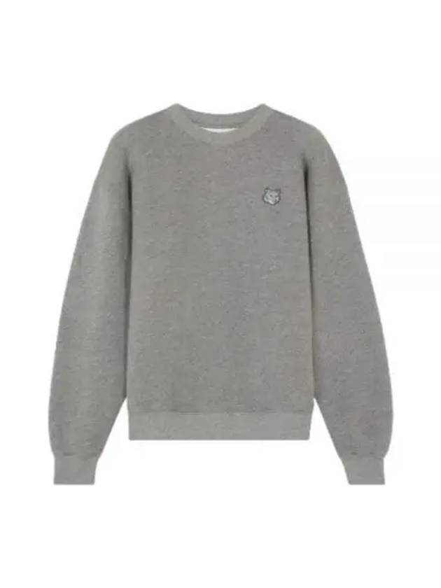 Bold Fox Head Patch Comfort Sweatshirt Grey Melange - MAISON KITSUNE - BALAAN 2