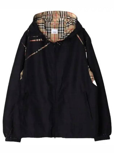 slice check hooded jacket - BURBERRY - BALAAN 1