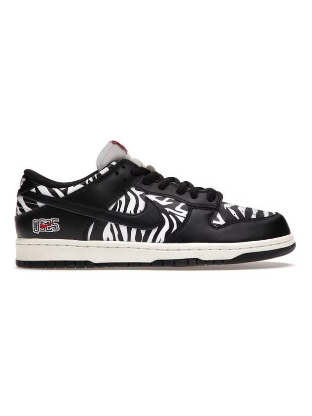 SB Dunk Low Top Sneakers Zebra - NIKE - BALAAN 1