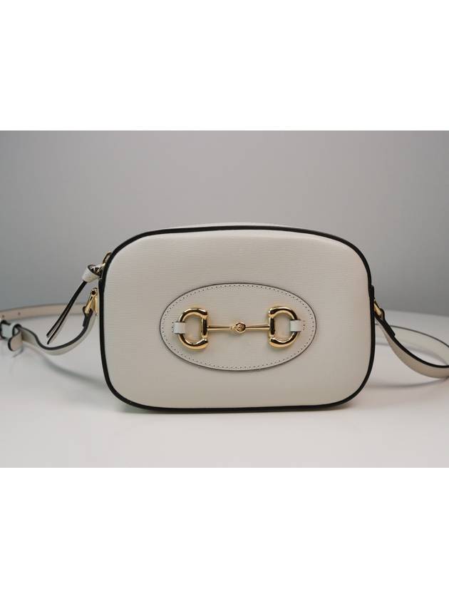 Horsebit 1955 Small Shoulder Bag White - GUCCI - BALAAN 5