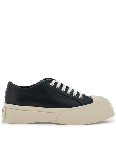 Pablo Lace-Up Low Top Sneakers Black - MARNI - BALAAN 2