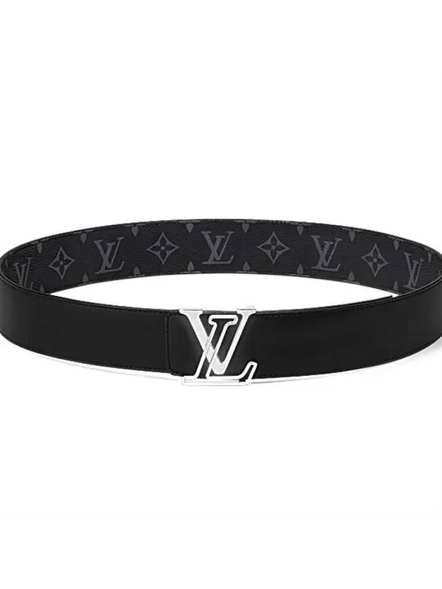 LV 40mm Reversible Monogram Eclipse Leather Belt Black - LOUIS VUITTON - BALAAN 3