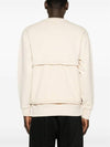 Diagonal Raised Fleece Mixed Detachable Sweatshirt Beige - CP COMPANY - BALAAN 5