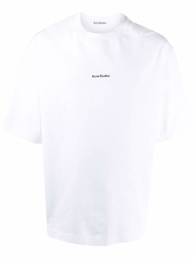 Small Logo Short Sleeve T-Shirt White - ACNE STUDIOS - BALAAN 1