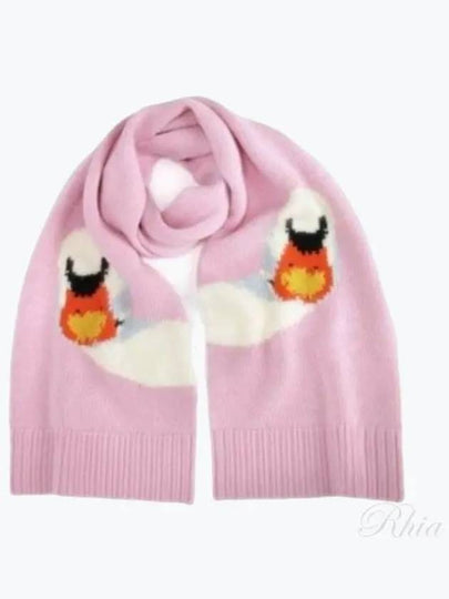 Swan Scarf Pink - JW ANDERSON - BALAAN 2