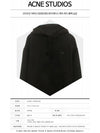 Face Patch Hoodie Black - ACNE STUDIOS - BALAAN 3