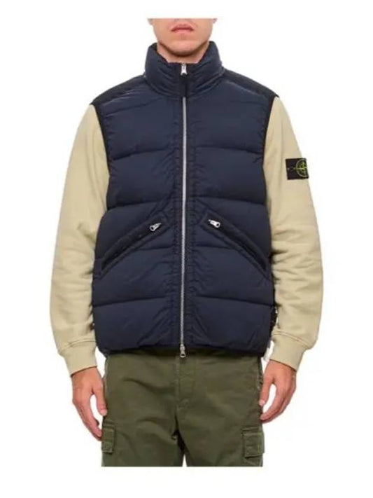 Seamless Tunnel Nylon Down Vest Navy - STONE ISLAND - BALAAN 2