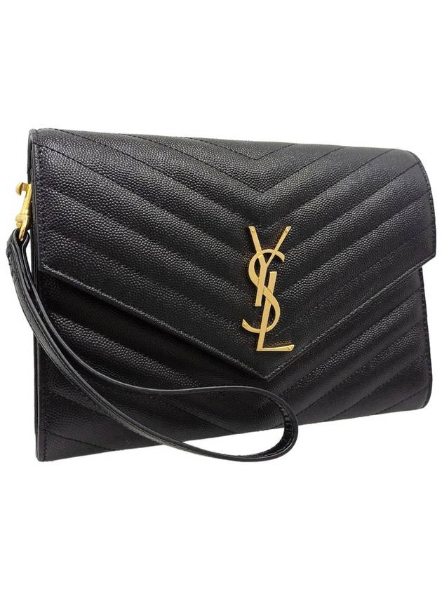 Women s 617662 Monogram Matelasse Clutch Strap - SAINT LAURENT - BALAAN 2