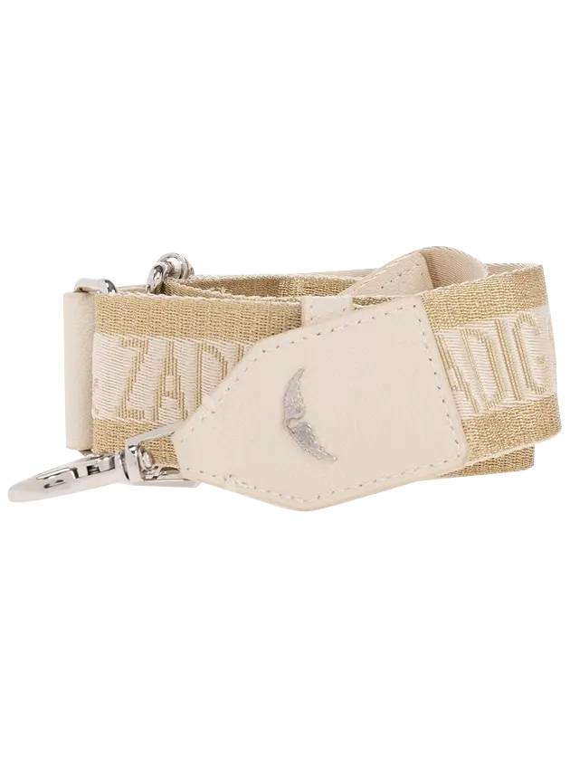 logo pattern bag strap beige - ZADIG & VOLTAIRE - BALAAN 1