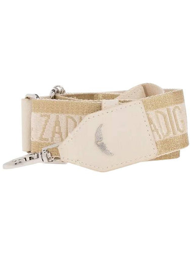 logo pattern bag strap beige - ZADIG & VOLTAIRE - BALAAN 1