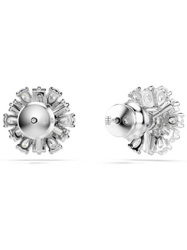 Idyllia Stud Earrings Silver - SWAROVSKI - BALAAN 4