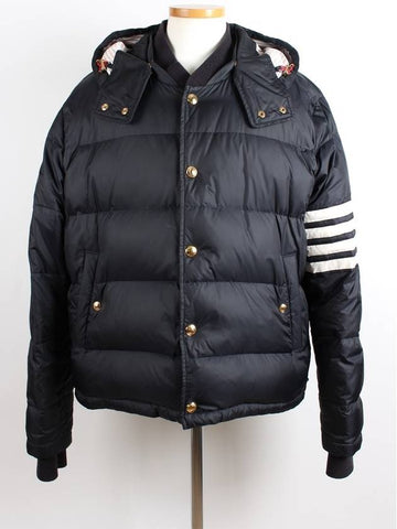 Diagonal armband bomber down padding 4 105 - THOM BROWNE - BALAAN 1