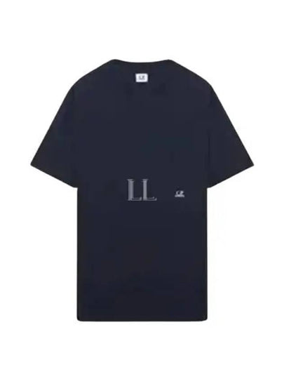 Small Logo Pocket Cotton Short Sleeve T-Shirt Black - CP COMPANY - BALAAN 2