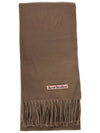 Canadian muffler NARROW caramel brown CA0210 - ACNE STUDIOS - BALAAN 1