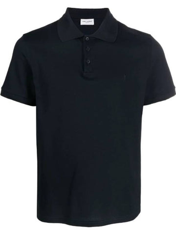 short sleeve polo shirt 712300YB2OC - SAINT LAURENT - BALAAN.