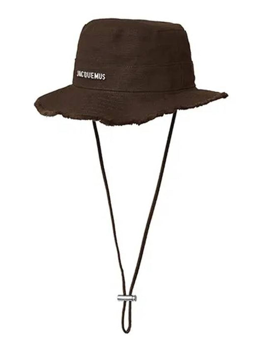Le Bob Artichaut Cotton Bucket Hat Brown - JACQUEMUS - BALAAN 2