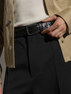 Intrecciato Belt Black - BOTTEGA VENETA - BALAAN 4