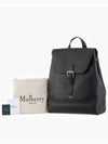 Chiltern Embossed Logo Leather Backpack Black - MULBERRY - BALAAN 4