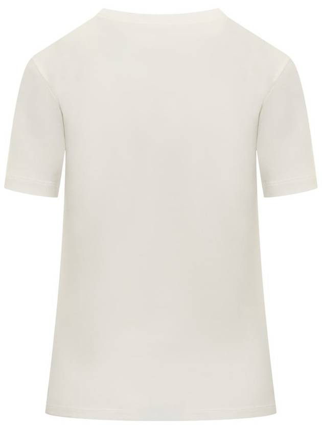 Logo Crew Neck Cotton Short Sleeve T-shirt White - JIL SANDER - BALAAN 3