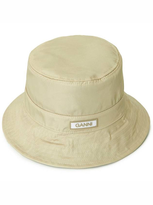 Women's Logo Bucket Hat Beige - GANNI - BALAAN 2