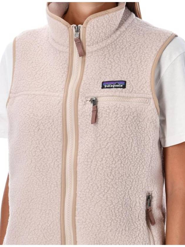 Retro Pile Fleece Vest Ivory - PATAGONIA - BALAAN 4