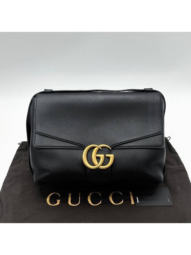 GG Marmont gold flap shoulder bag 400245 - GUCCI - BALAAN 1