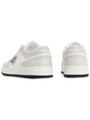 Downtown Leather Low Top Sneakers White Dusty Grey - PRADA - BALAAN 7