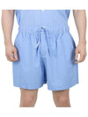 Poplin Striped Pajama Short Pants SWS PS - TEKLA - BALAAN 1